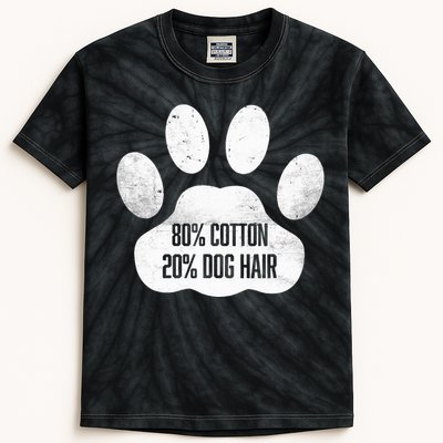 Cotton Dog Hair Traces Of Dog Dog Sayings Kids Tie-Dye T-Shirt