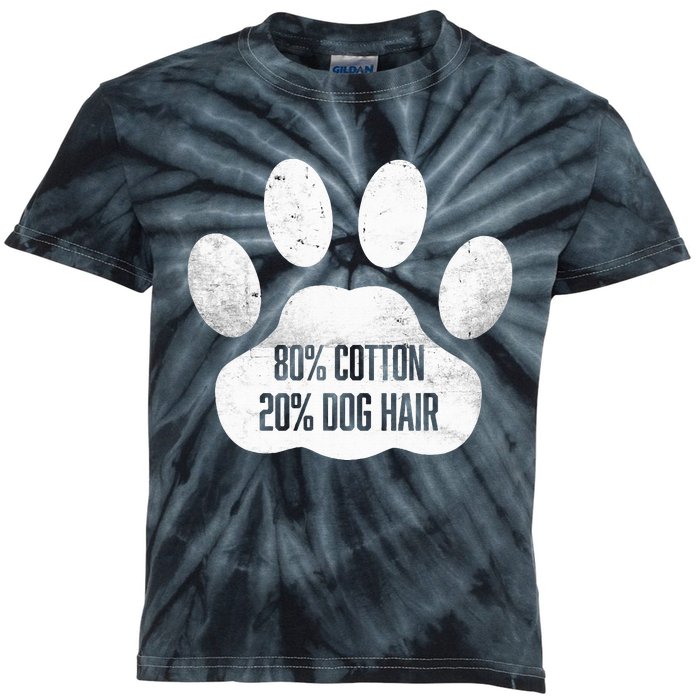 Cotton Dog Hair Traces Of Dog Dog Sayings Kids Tie-Dye T-Shirt