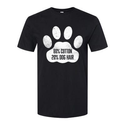 Cotton Dog Hair Traces Of Dog Dog Sayings Softstyle CVC T-Shirt