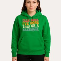 Calm Down I've Done This On A Mannequin Funny Vintage Hoodie