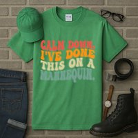 Calm Down I've Done This On A Mannequin Funny Vintage Tall T-Shirt