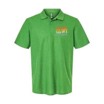 Calm Down I've Done This On A Mannequin Funny Vintage Polo
