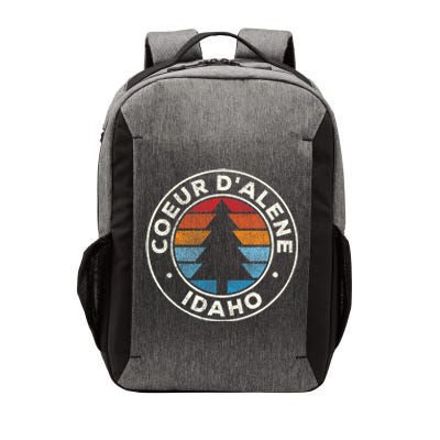 Coeur DAlene Idaho ID Vintage Graphic Retro 70s Vector Backpack