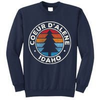 Coeur DAlene Idaho ID Vintage Graphic Retro 70s Sweatshirt