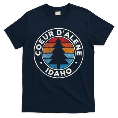 Coeur DAlene Idaho ID Vintage Graphic Retro 70s T-Shirt