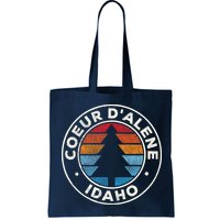 Coeur DAlene Idaho ID Vintage Graphic Retro 70s Bag
