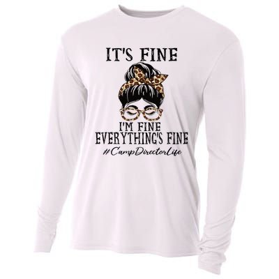 Camp Director Its Fine Im Fine And Everythings Fine Cooling Performance Long Sleeve Crew