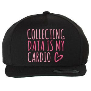 Collecting Data Is My Cardio Autism Behavior Analyst Gift Wool Snapback Cap