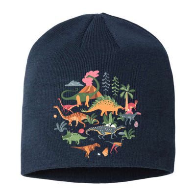 Cute Dinosaurs / Illustration Dino Collection Classic Sustainable Beanie