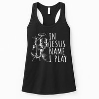 Christian Drumming In Jesus Name Play Drums Worship Drummer Womens Tank Top