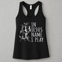 Christian Drumming In Jesus Name Play Drums Worship Drummer Womens Tank Top