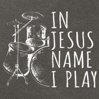 Christian Drumming In Jesus Name Play Drums Worship Drummer Cotton Canvas Backpack