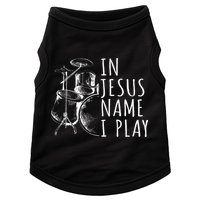 Christian Drumming In Jesus Name Play Drums Worship Drummer Doggie Tank