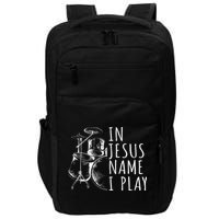 Christian Drumming In Jesus Name Play Drums Worship Drummer Impact Tech Backpack