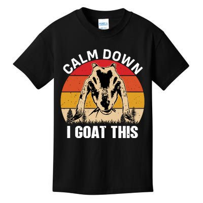 Calm Down I Goat This T Kids T-Shirt