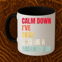 Calm Down I've Done This On A Mannequin Funny Vintage Mug