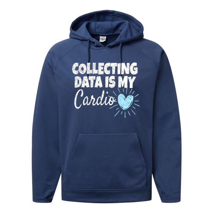 Collecting Data Is My Cardio - Behavior Analyst Performance Fleece Hoodie