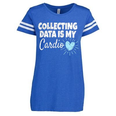 Collecting Data Is My Cardio - Behavior Analyst Enza Ladies Jersey Football T-Shirt