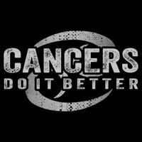 Cancers Do It Better Funny Cancer Zodiac Vintage Gift Backpack