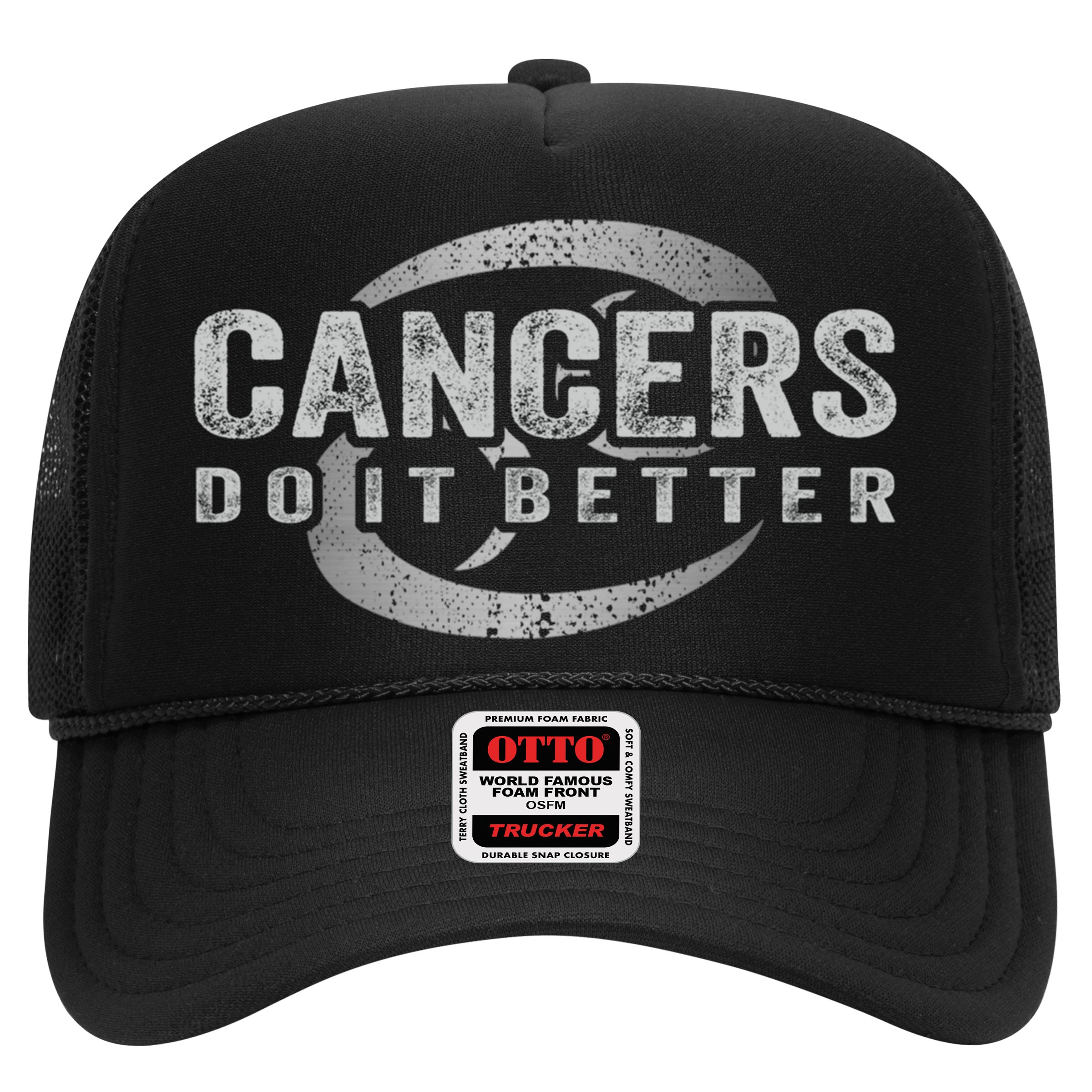 Cancers Do It Better Funny Cancer Zodiac Vintage Gift Hat