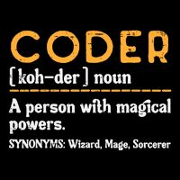 Coder Definiton It Programmer Software Developer Women's Knotted Racerback Tank