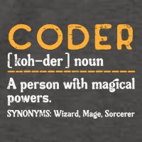 Coder Definiton It Programmer Software Developer Vector Backpack