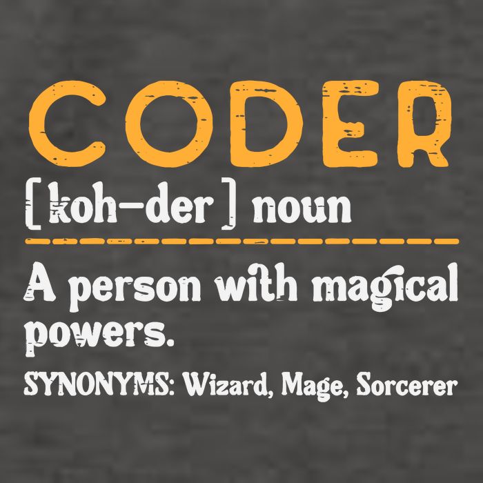 Coder Definiton It Programmer Software Developer Vector Backpack
