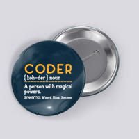 Coder Definiton It Programmer Software Developer Button