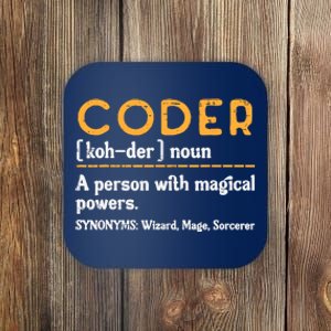 Coder Definiton It Programmer Software Developer Coaster