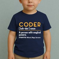 Coder Definiton It Programmer Software Developer Toddler T-Shirt