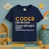 Coder Definiton It Programmer Software Developer Toddler T-Shirt