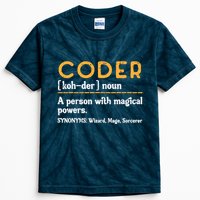 Coder Definiton It Programmer Software Developer Kids Tie-Dye T-Shirt