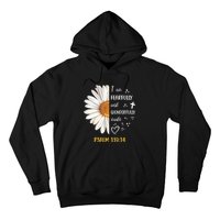 Cute Daisy I Am Fearfully And Wonderfully Made Psalm 13914 Hoodie