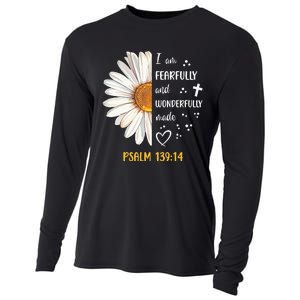 Cute Daisy I Am Fearfully And Wonderfully Made Psalm 13914 Cooling Performance Long Sleeve Crew