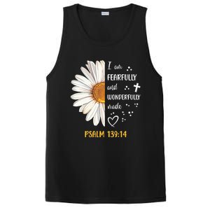 Cute Daisy I Am Fearfully And Wonderfully Made Psalm 13914 PosiCharge Competitor Tank