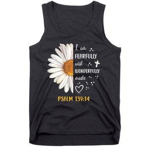 Cute Daisy I Am Fearfully And Wonderfully Made Psalm 13914 Tank Top