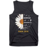 Cute Daisy I Am Fearfully And Wonderfully Made Psalm 13914 Tank Top