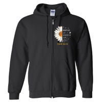 Cute Daisy I Am Fearfully And Wonderfully Made Psalm 13914 Full Zip Hoodie