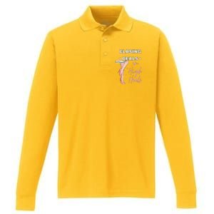 Closing Deals In Heels 2 Performance Long Sleeve Polo