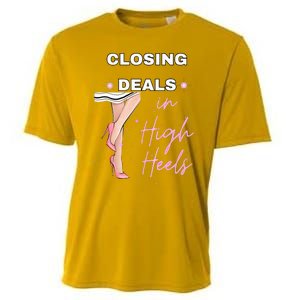 Closing Deals In Heels 2 Cooling Performance Crew T-Shirt