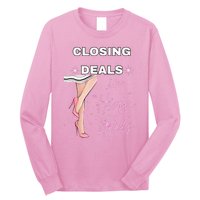 Closing Deals In Heels 2 Long Sleeve Shirt