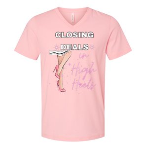 Closing Deals In Heels 2 V-Neck T-Shirt