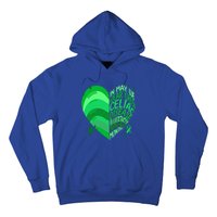 Celiac Disease In May We Wear Green Warrior Supporter Heart Gift Hoodie