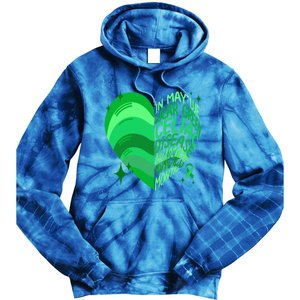 Celiac Disease In May We Wear Green Warrior Supporter Heart Gift Tie Dye Hoodie