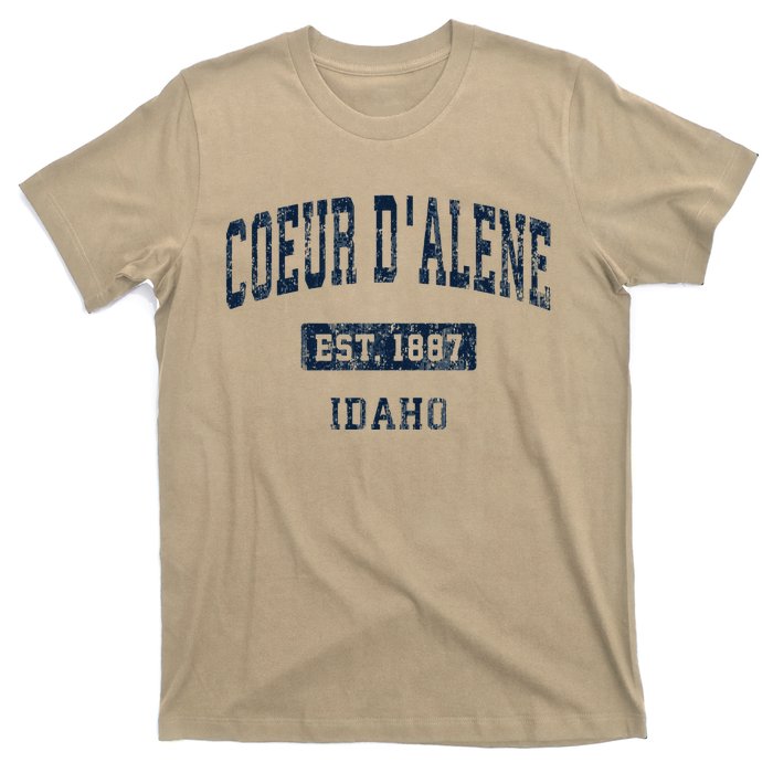 Coeur DAlene Idaho Id Vintage Established T-Shirt