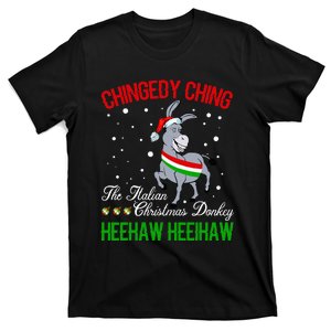 Christmas Donkey Italian Xmas T-Shirt