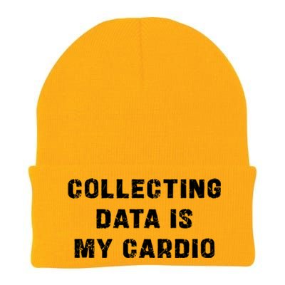 Collecting Data Is My Cardio Special Education Gift Knit Cap Winter Beanie