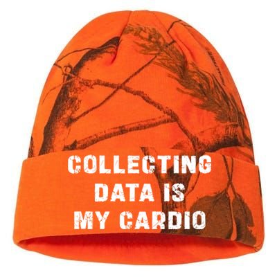 Collecting Data Is My Cardio Special Education Gift Kati Licensed 12" Camo Beanie