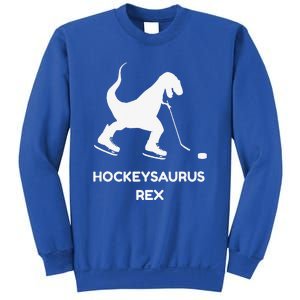 Cute Dinosaur Ice Hockey Trex Funny Ice Hockey Sweatshirt