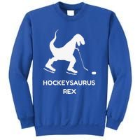 Cute Dinosaur Ice Hockey Trex Funny Ice Hockey Sweatshirt